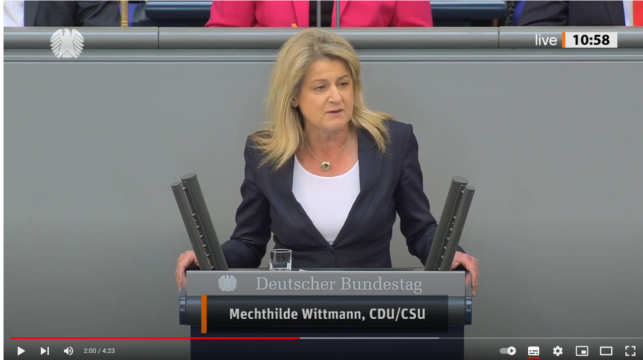 Plenarrede zur Verlängerung des Ausreisegewahrsams mechthildewittmann.de